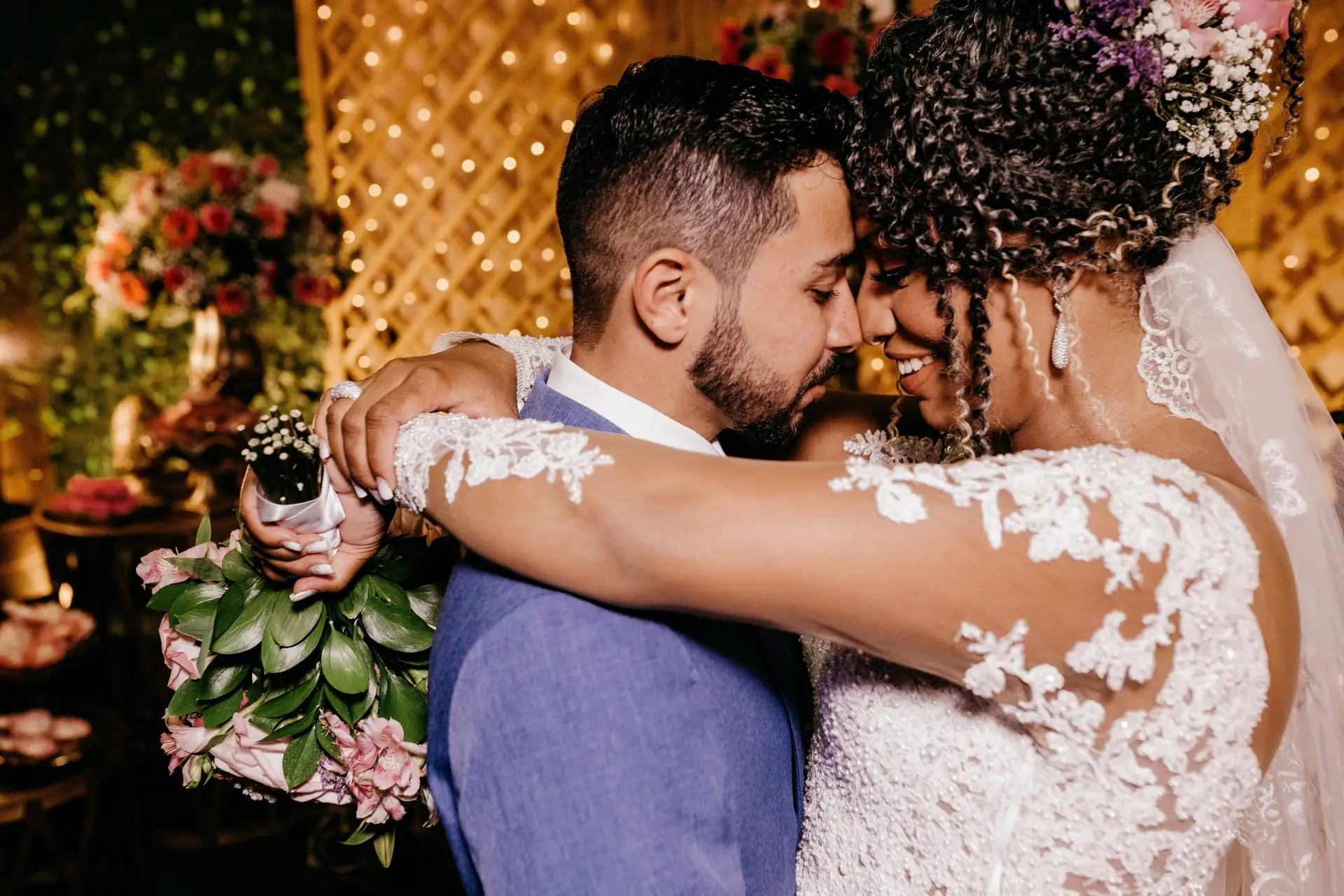 couple at wedding reception in chicago