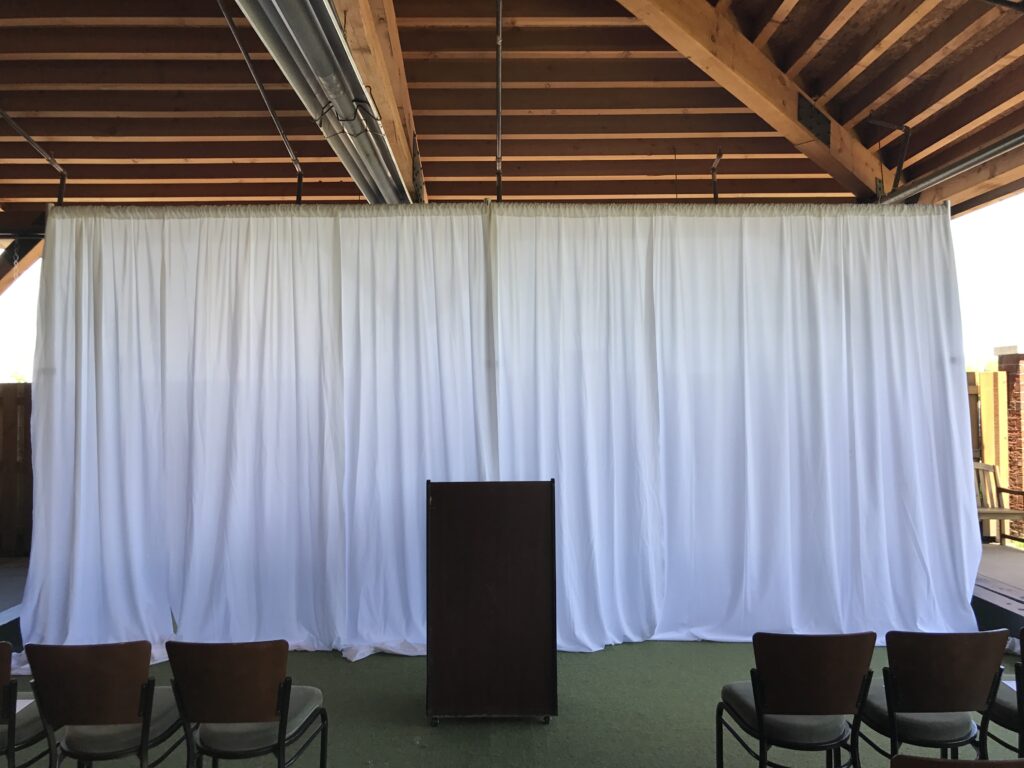 Pinstripes Outdoor Backdrop 1